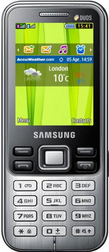 Мобильный телефон Samsung GT-C3322 (Duos) Deep Black GT-C3322DKA GT-C3322DKASEK
