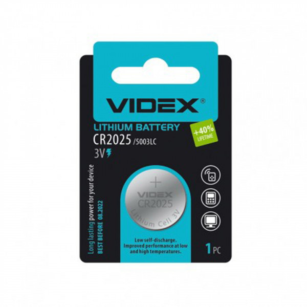 VIDEX CR2025 5PC