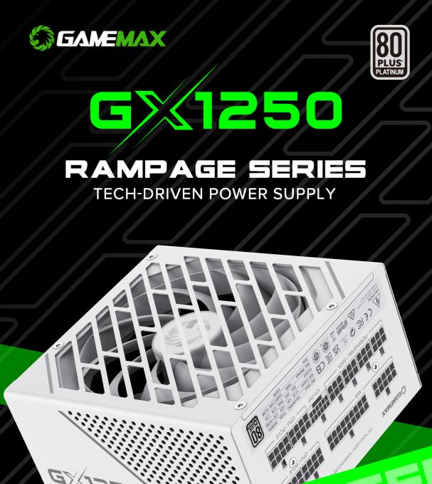 GAMEMAX GX-1250 PRO WT(ATX3.1PCIe5.1)