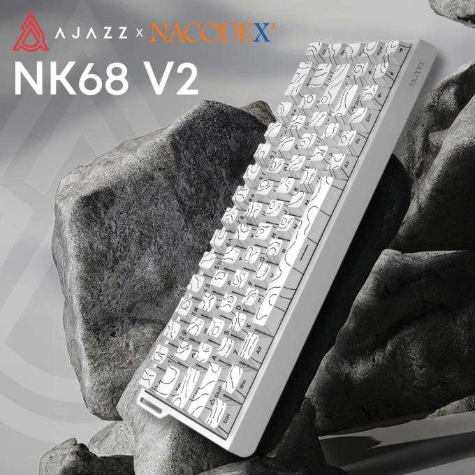 Ajazz NK68-V2-R-S-W