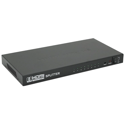 Активный сплиттер 1=>8 портов 4K, 2K, 3D, 1080Р DC5V/2A 1=>8 порти 4K, 2K, 3D, 1080Р DC5V/2A