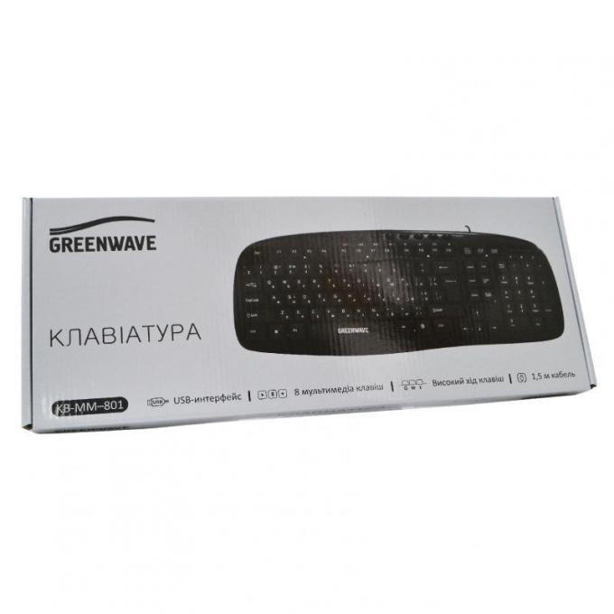 Клавиатура Greenwave KB-MM-801 black R0015248