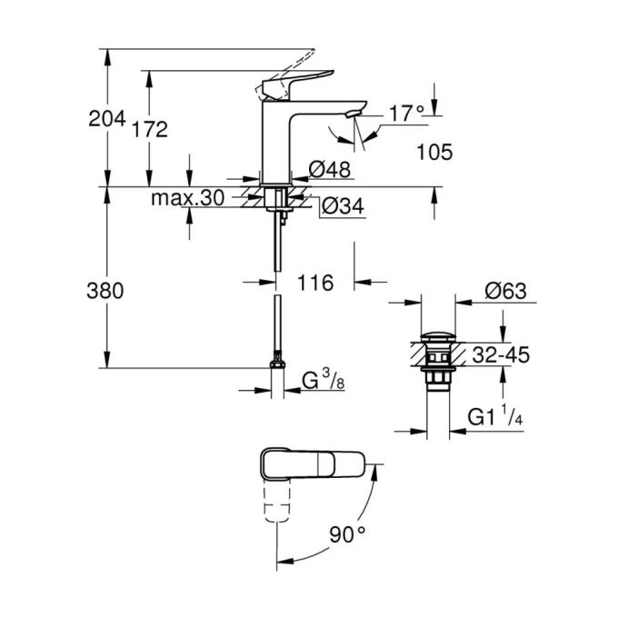 Grohe QuickFix 1018362430