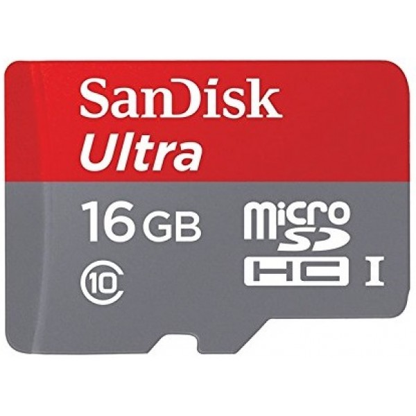 Карта памяти SANDISK 16GB microSD class 10 UHS-I Ultra SDSQUNC-016G-GN3MN