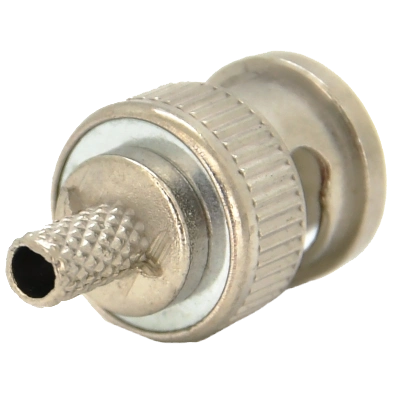 Роз'єм BNC-M - RG-58 crip + желтый наконечник Q100/2500
