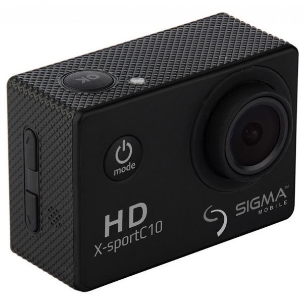 Экшн-камера Sigma Mobile X-sport C10 black 4827798324226 SIGXC10BK