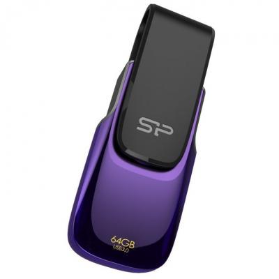 USB флеш накопитель Silicon Power 64Gb Blaze B31 Purple USB 3.0 SP064GBUF3B31V1U