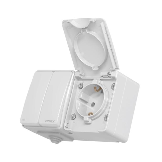 VIDEX BINERA IP65 наружная 1ая с заземлением