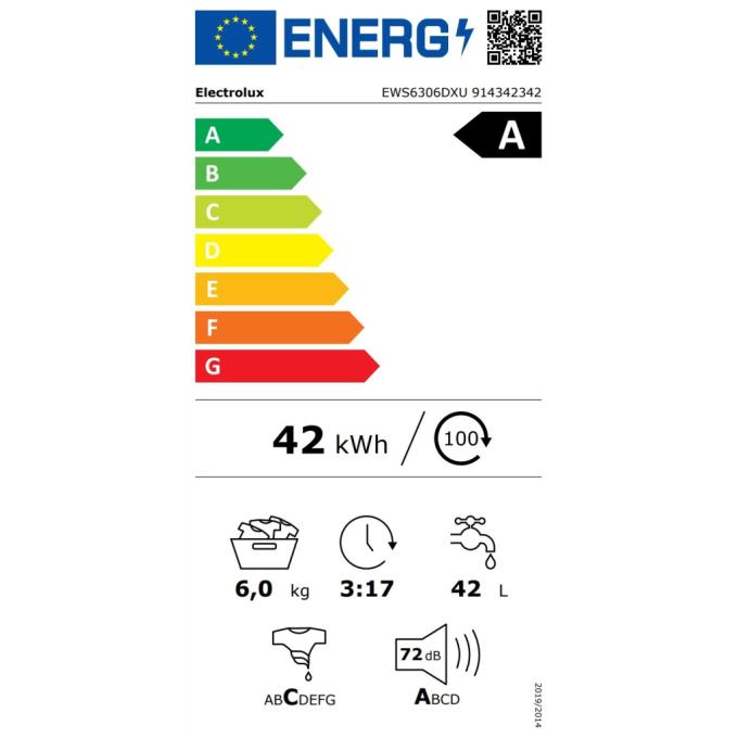 ELECTROLUX EWS6306DXU