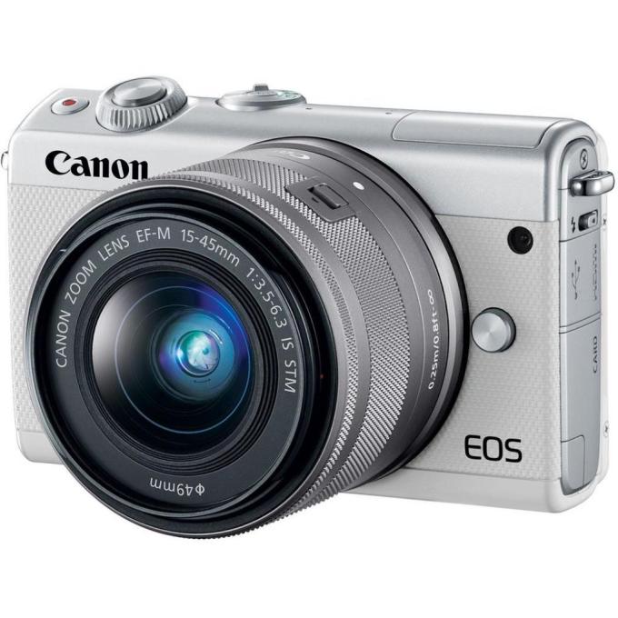 Цифровой фотоаппарат Canon EOS M100 15-45 IS STM Kit White 2210C048
