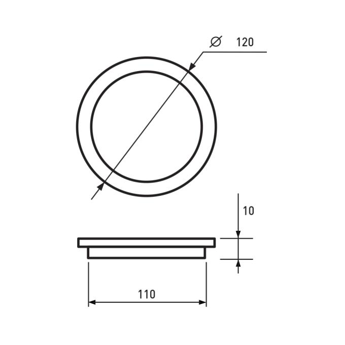 EUROLAMP LED-DLR-6/4
