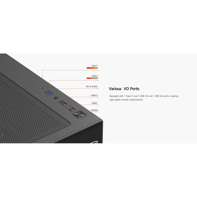 PCcooler C3 T700 ARGB BK