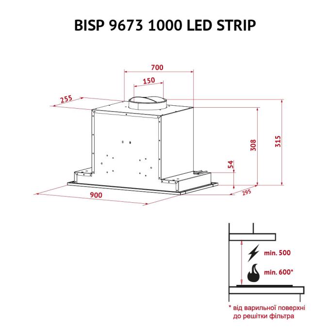 PERFELLI BISP 9673 WH 1000 LED Strip