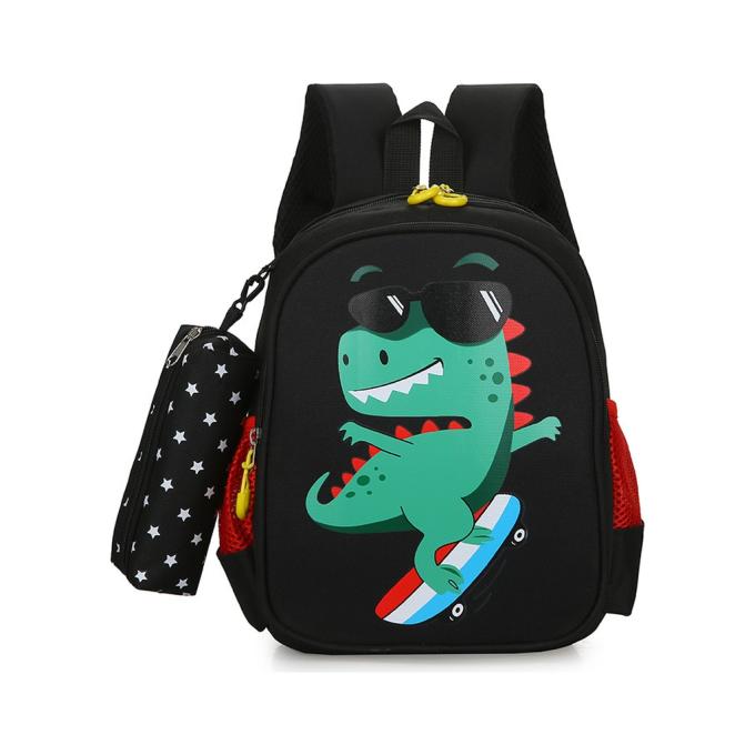 Evo-kids 2418-24 Black Dino Skate