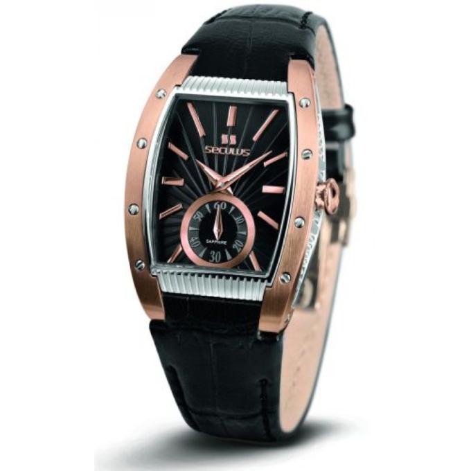 Seculus 1667.2.1069 black, pvd-r, black leather
