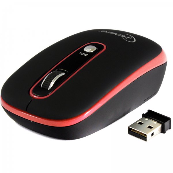Мышка Gembird MUSW-103 MUSW-103-R Red USB