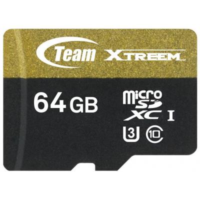 Карта памяти Team 64GB microSD class 10 UHS| U3 TUSDX64GU303
