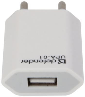 Зарядное устройство Defender UPA-01 USB*1, 5V/1А 83509