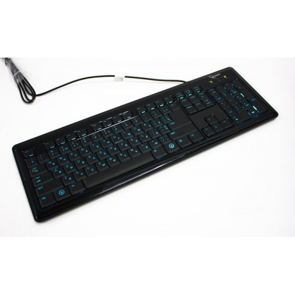 Клавиатура Gembird KB-6050LU-BL-RUA Black USB