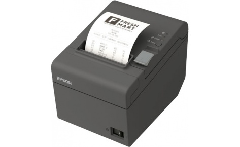 Принтер чеков EPSON TM-T20II Ethernet/USB I/F (Dark Grey)+PS C31CD52003