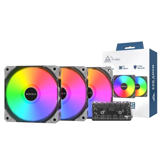 MONTECH E28 ARGB 3 PACK (B)