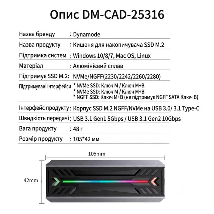Dynamode DM-CAD-SSD16
