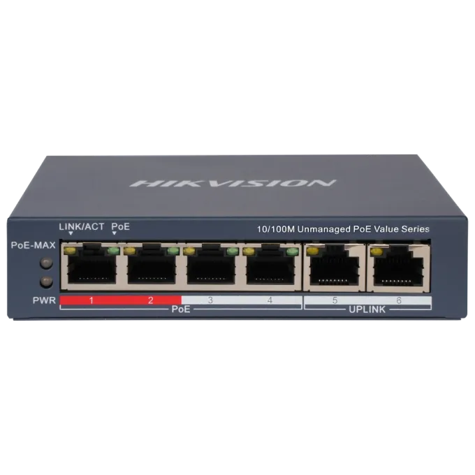 Hikvision DS-3E0106P-E/M(B) POE