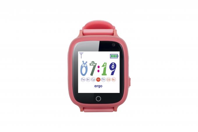 Смарт-часы Ergo GPS Tracker Color C020 - Детский трекер (Pink) GPSC020P