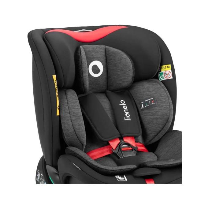 Lionelo LO-NAVY I-SIZE BLACK RED