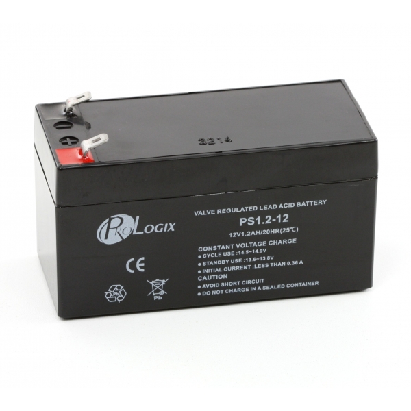 Батарея к ИБП PrologiX 12В 1.2 Ач PS1.2-12