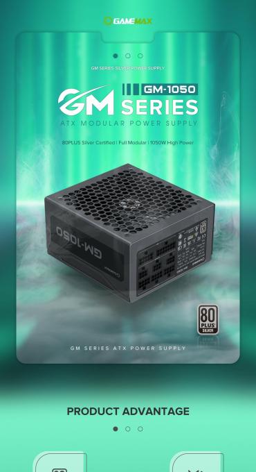 GAMEMAX GM-1050 Modular