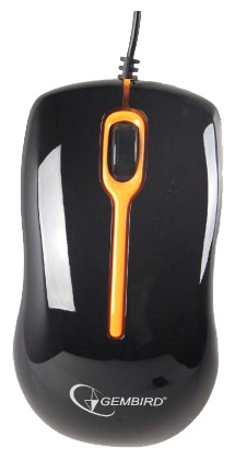 Мышка Gembird MUS-U-004-O Black/Orange USB
