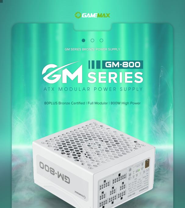 GAMEMAX GM-800 Modular white