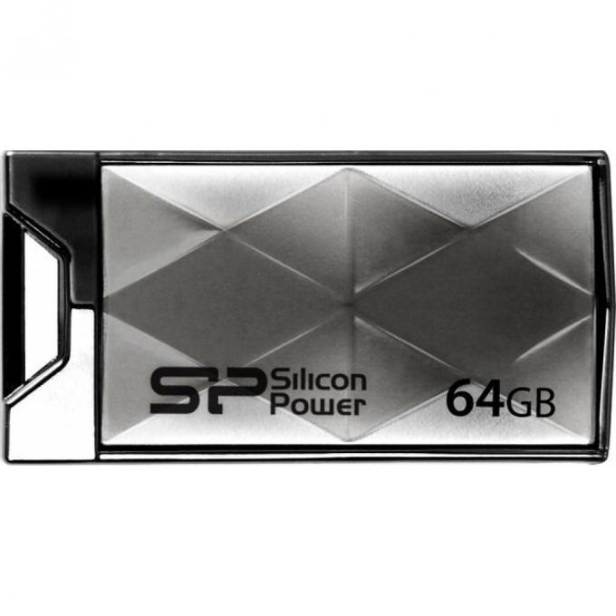 Flash Drive Silicon Power Touch 850 64 GB Titanium