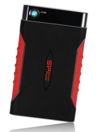 НЖМД Silicon Power 2.5 USB 3.0 500GB Armor A15 Black/Red SP500GBPHDA15S3L