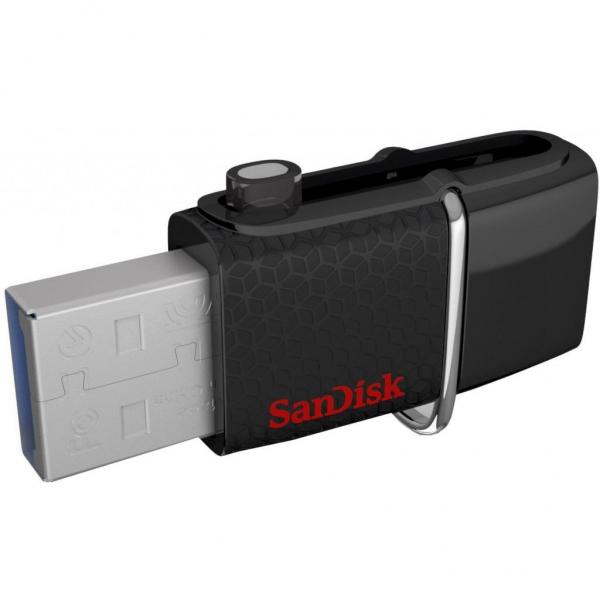 USB флеш накопитель SANDISK 64GB Ultra Dual Drive OTG Black USB 3.0 SDDD2-064G-GAM46