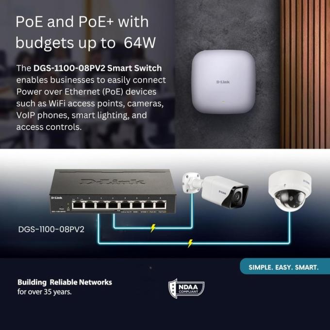 DLINK DGS-1100-08PV2