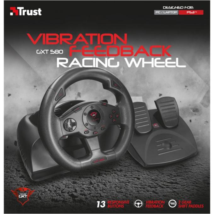 Руль Trust GXT 580 vibration feedback racing wheel 21414