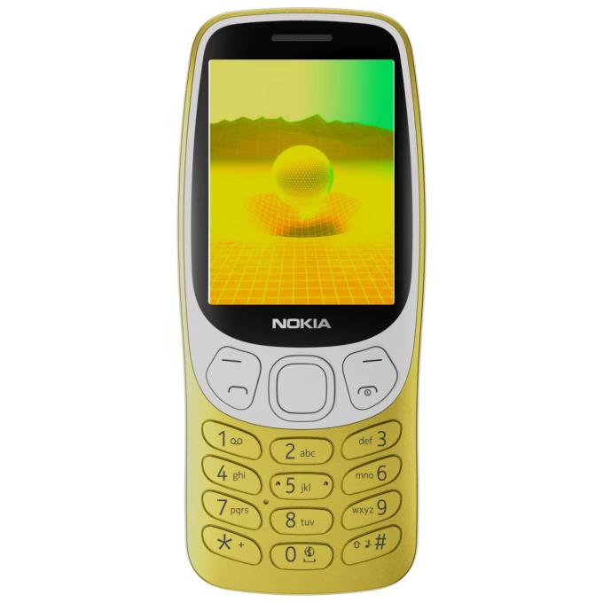 Nokia 3210 DS 2024 Y2K Gold