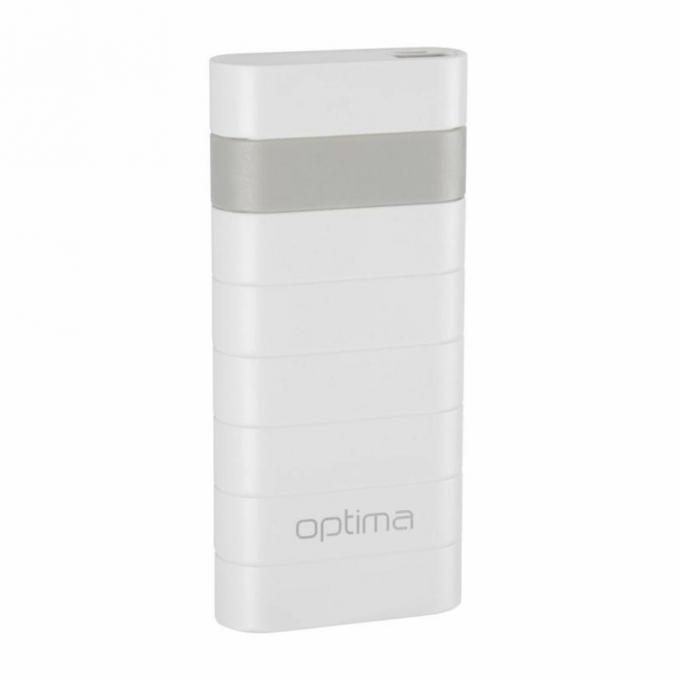 Батарея универсальная Optima Promo Series OP-12 12000mAh White 63178