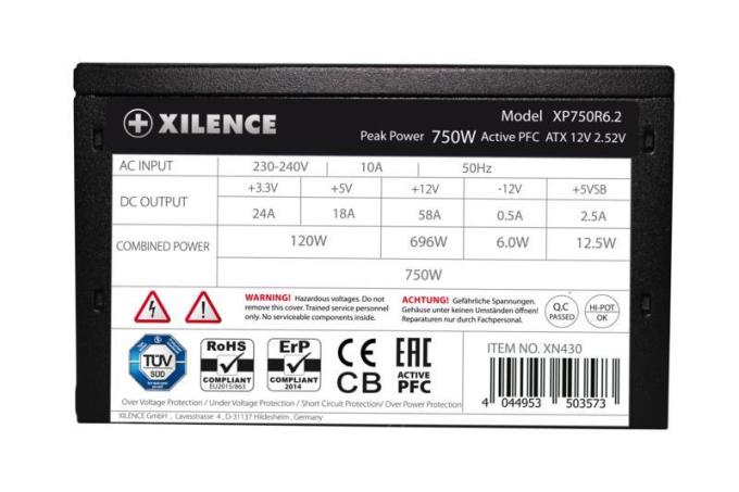 Xilence XP750R6.2 BULK