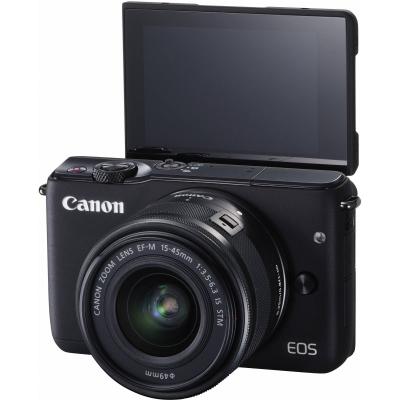 Цифровой фотоаппарат Canon EOS M10 15-45 IS STM Black Kit 0584C040
