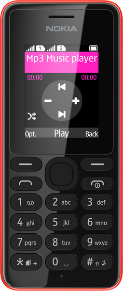 Мобильный телефон Nokia 108 Red A00014562