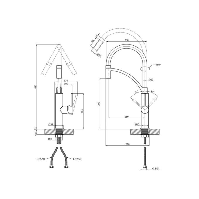 Kroner Ersel-C03900BLK