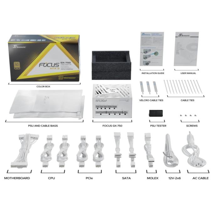 Seasonic FOCUS-GX-750-ATX31-WHITE
