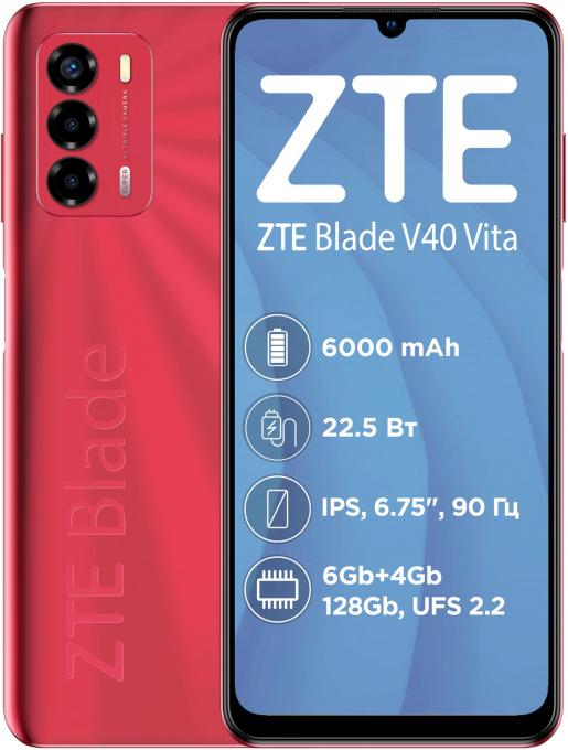 ZTE Blade V40 Vita 4/128GB Red