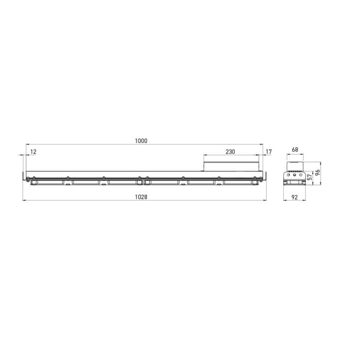 EUROLAMP Flora-250-3,4-RW