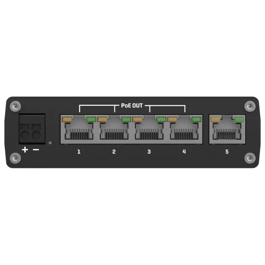 Teltonika TSW101 POE+ для использования в транспорте