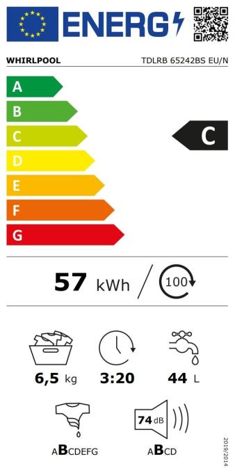 Whirlpool TDLRB65242BSEU/N