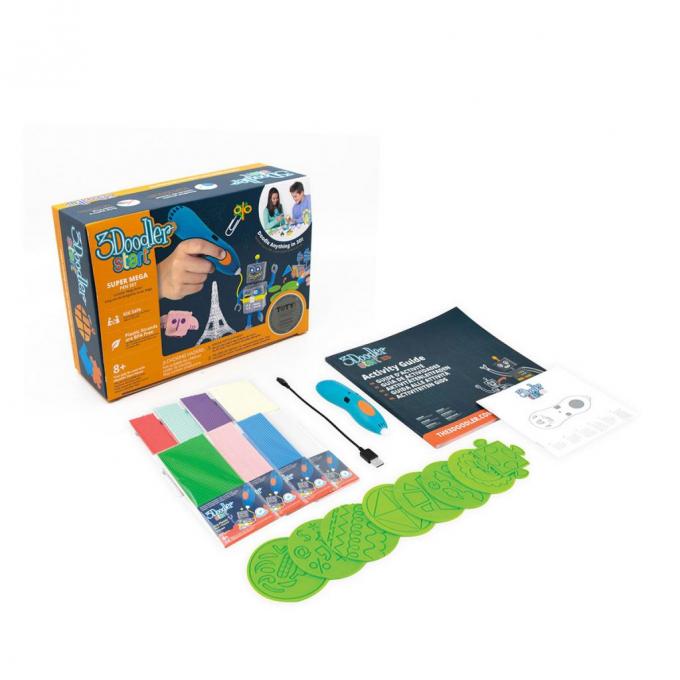 3D - ручка 3Doodler Start Для Детского Творчества - Мегакреатив (3DS-MEGA-E-R-17)